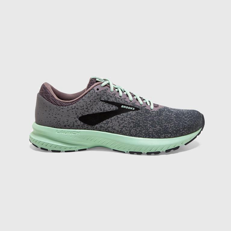 Brooks Launch 6 NZ - Women's Road Running Shoes - Grey (79635-PTGK)